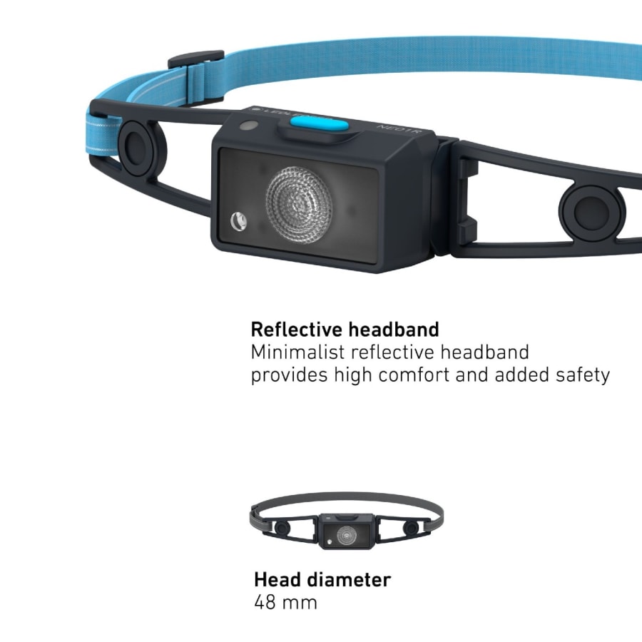 Ledlenser NEO1R Höfuðljós, með hleðslurafhlöðu