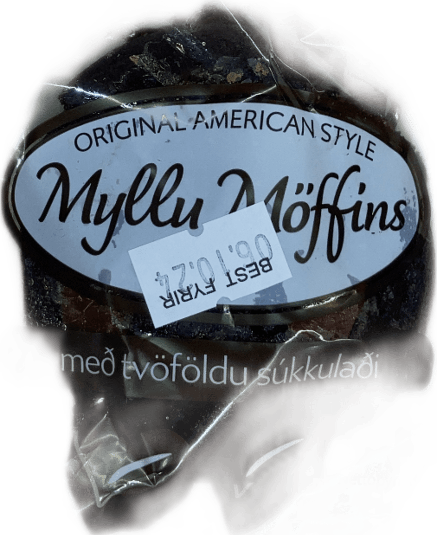 Myllu Möffins Original American Style með tvöföldu súkkulaði 90 g