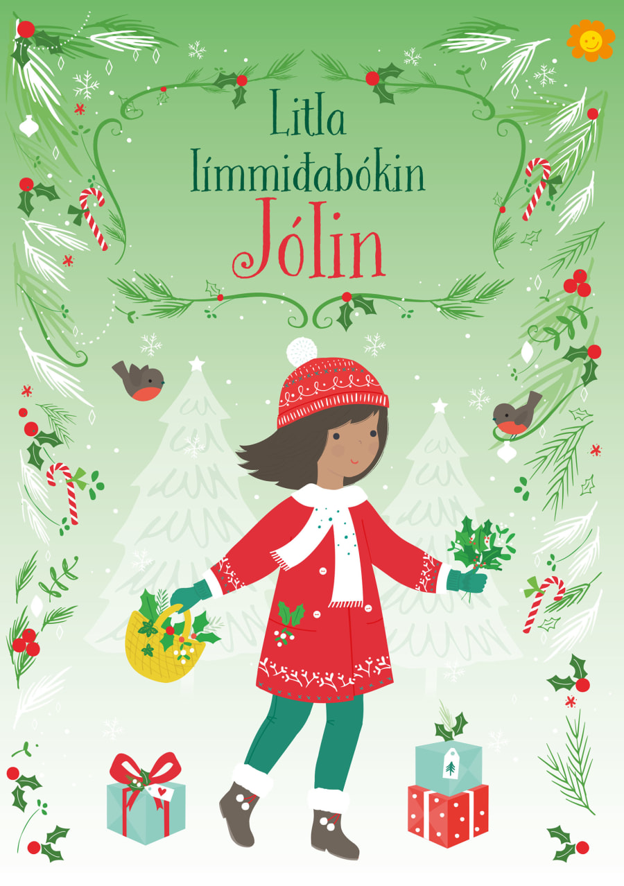 Litla límmiðabókin jólin