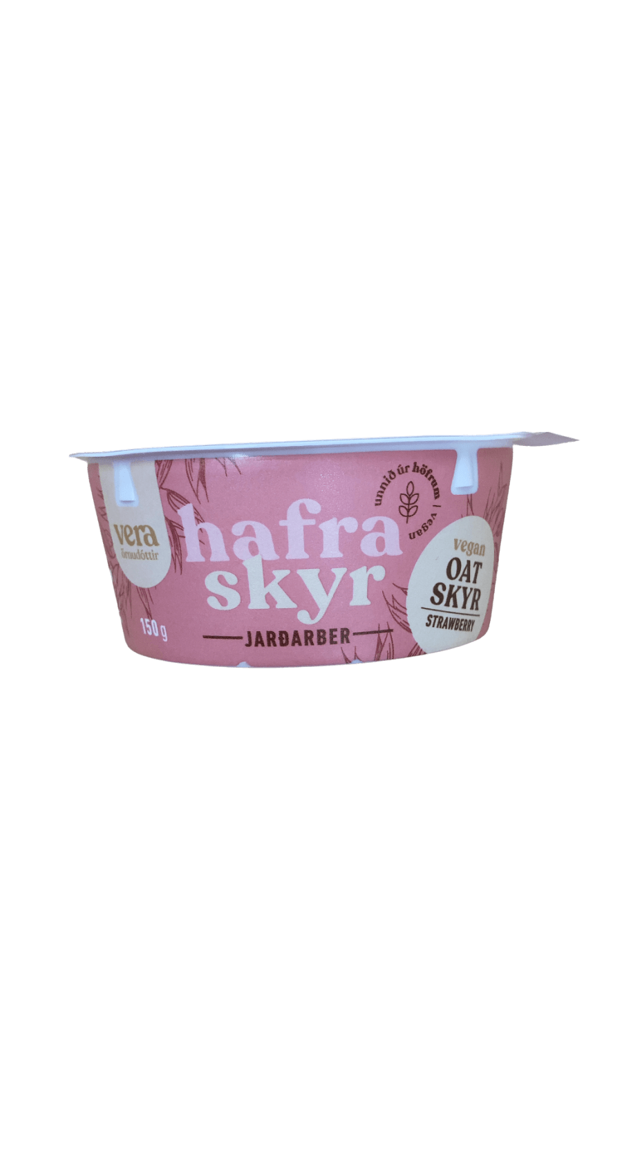 Vera Örnudóttir Vegan Hafra Skyr Jarðarber 150 g