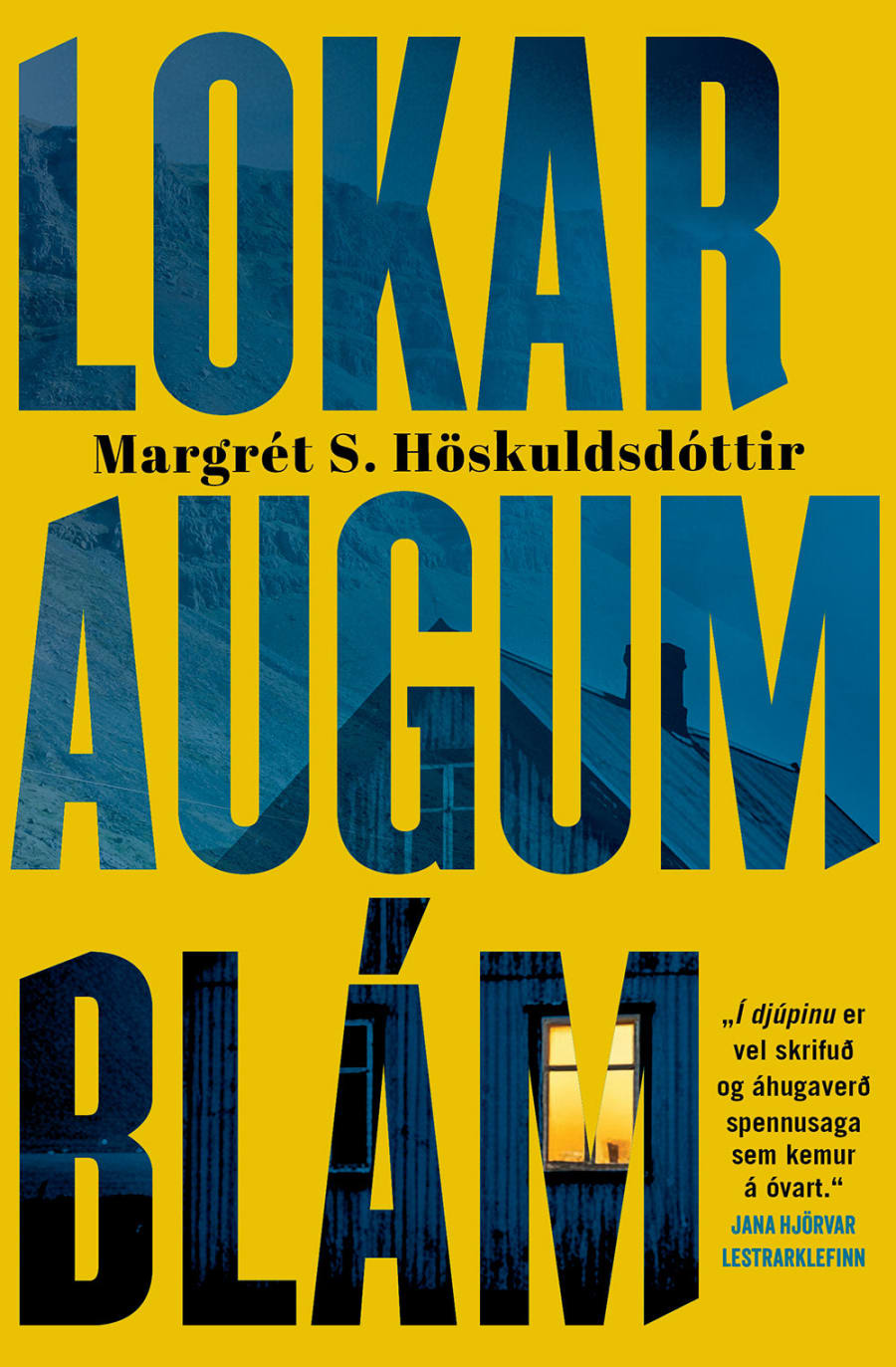 Lokar augum blám