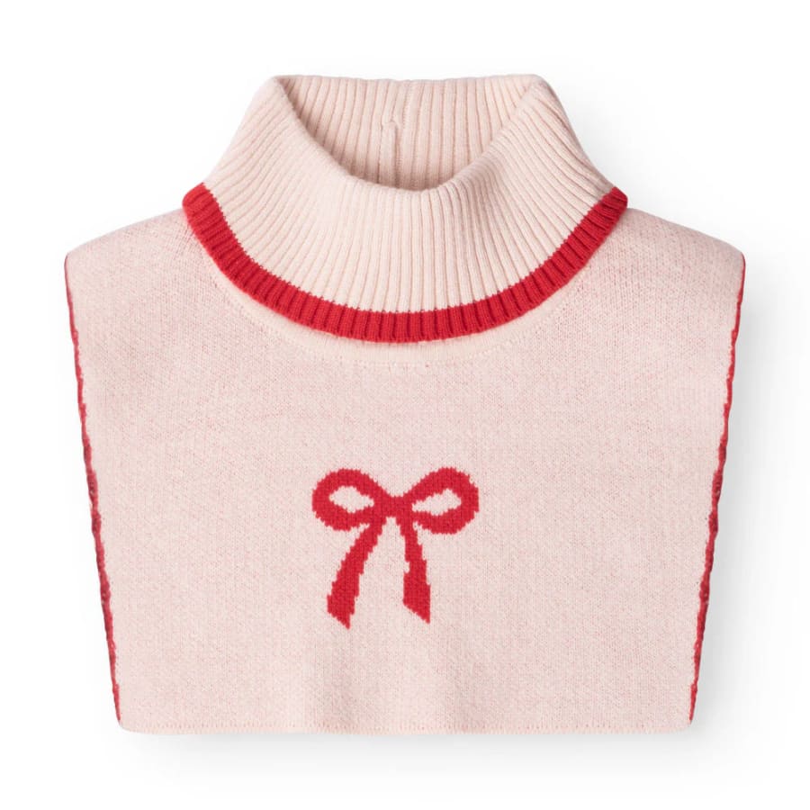 Louise neckwarmer – Almond peach