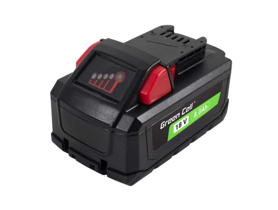 Green Cell 18V 8Ah rafhlaða fyrir Milwaukee M18 - nú á 20% afslætti!