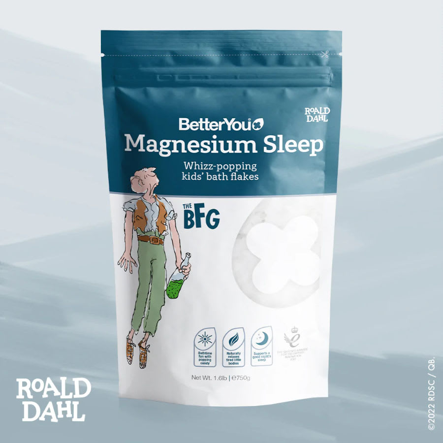 Magnesium baðflögur junior