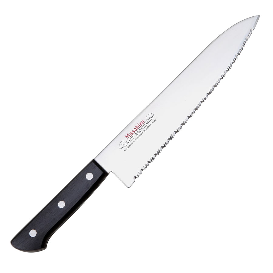 Masahiro BWH hnífur 24 cm. - Fyrir frosinn mat.