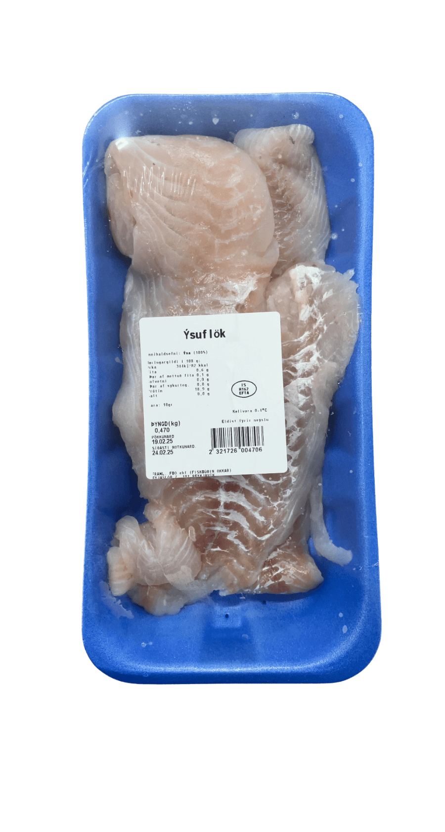 Fiskbúðin Okkar Ýsuflök 470 g
