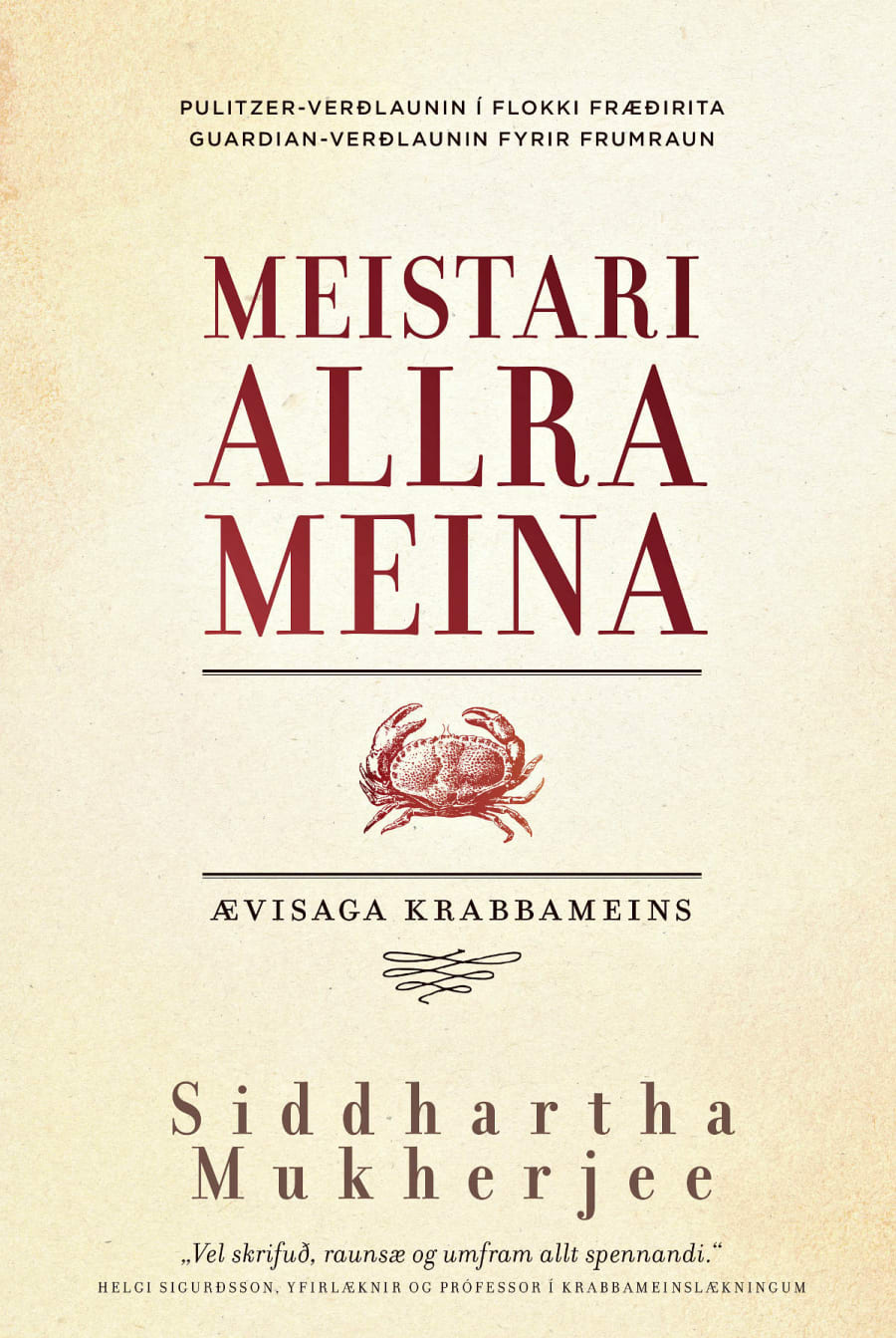 Meistari allra meina: ævisaga krabbameins