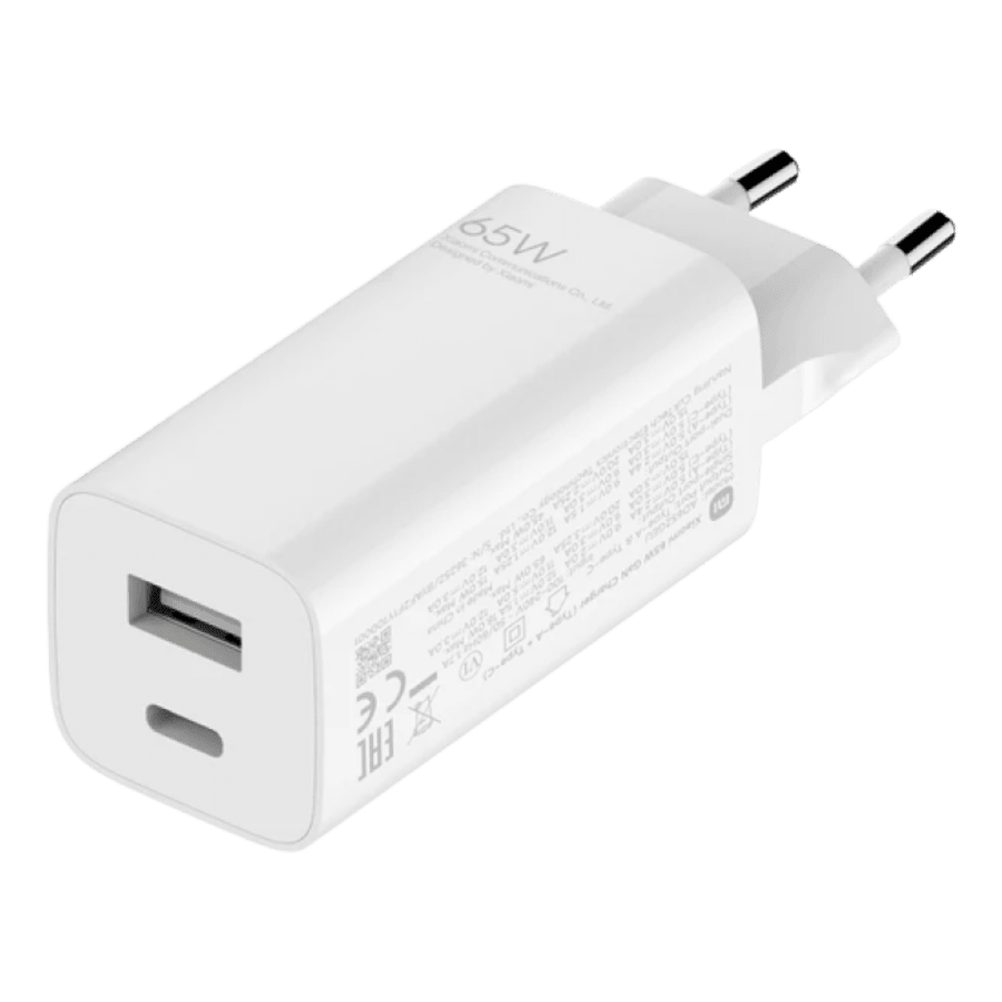 Mi 65W GaN Fast Charger (Type-A + Type-C)