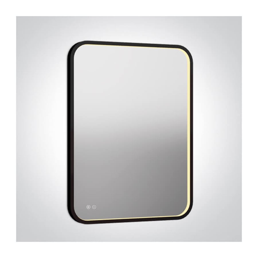 Mirror LED 20W Square Black