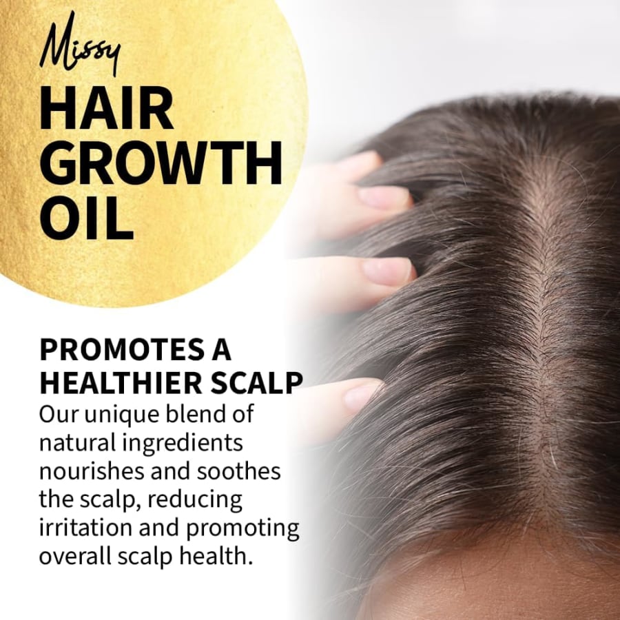 Missy Hair Growth Oil 100% náttúruleg innihaldsefni 100 ml.