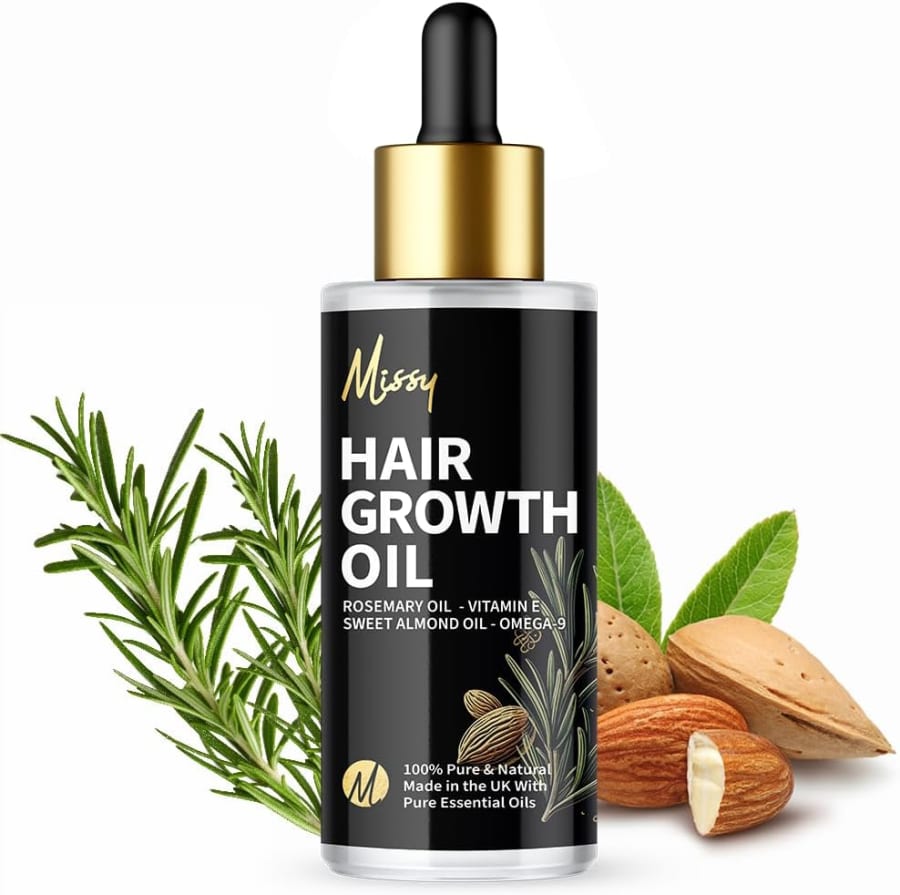 Missy Hair Growth Oil 100% náttúruleg innihaldsefni 100 ml.