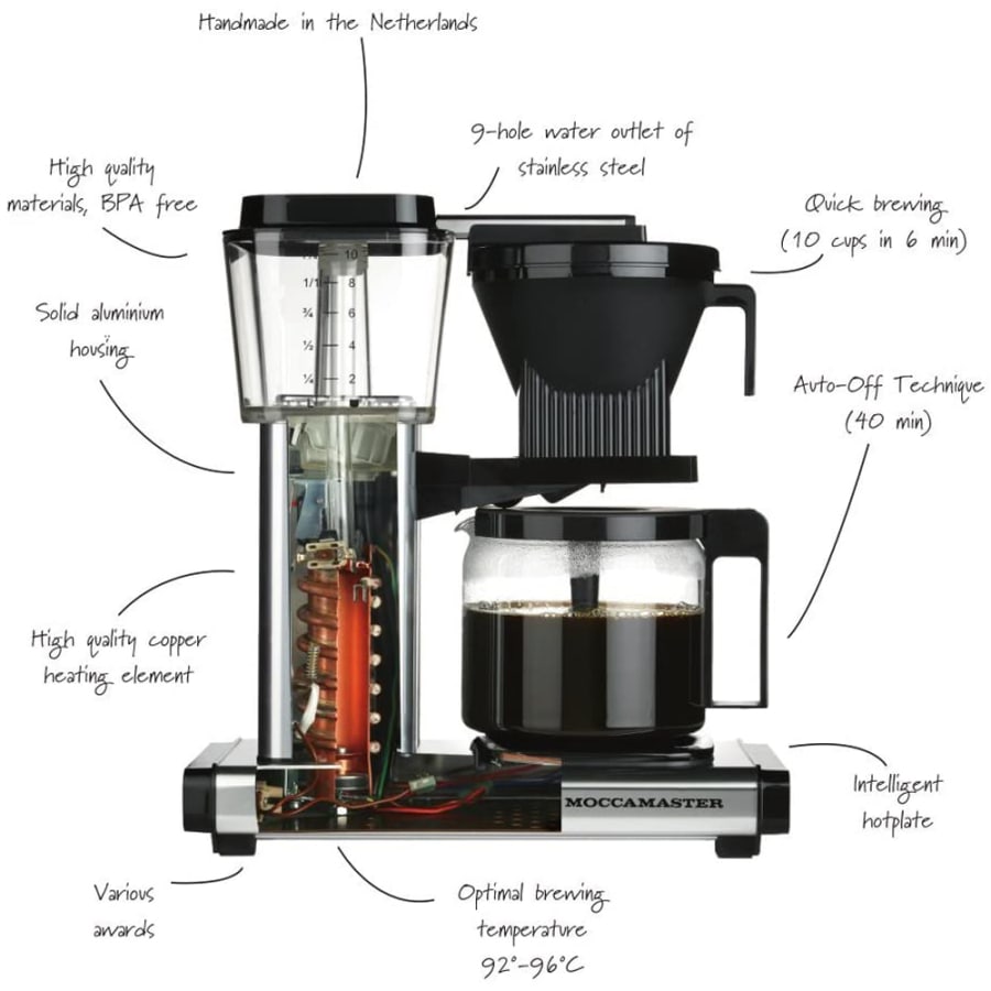 Moccamaster Auto-Off Kaffivél