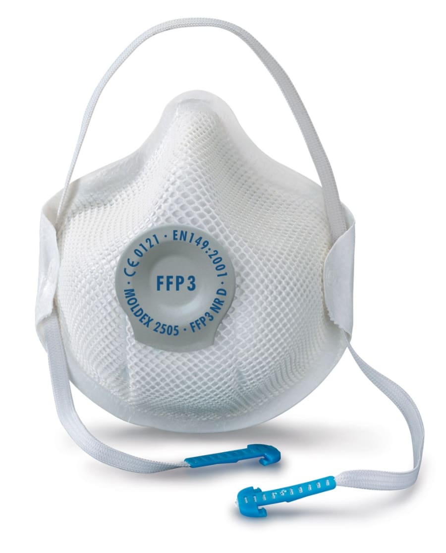 Moldex SMART rykgríma FFP3 með ventli, 10stk