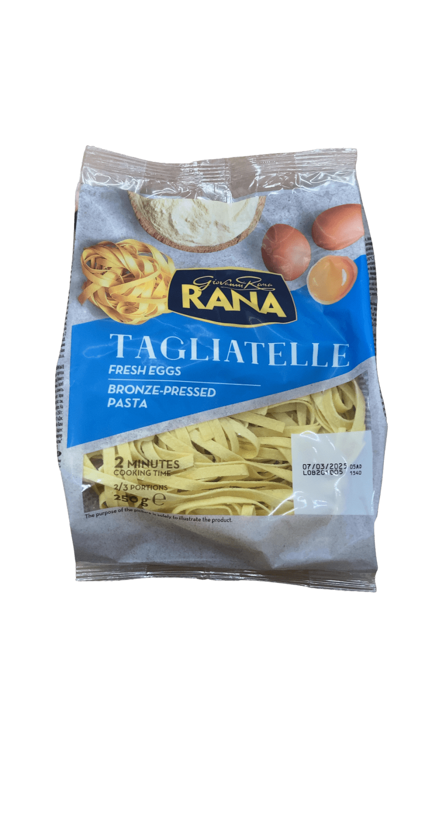 Giovanni Rana Tagliatelle ferskt eggja bronspressað pasta 250 g