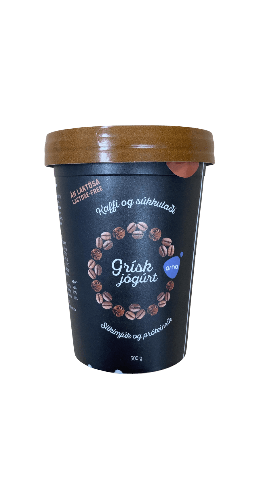 Arna Grísk jógúrt Kaffi og súkkulaði án laktósa 500 g