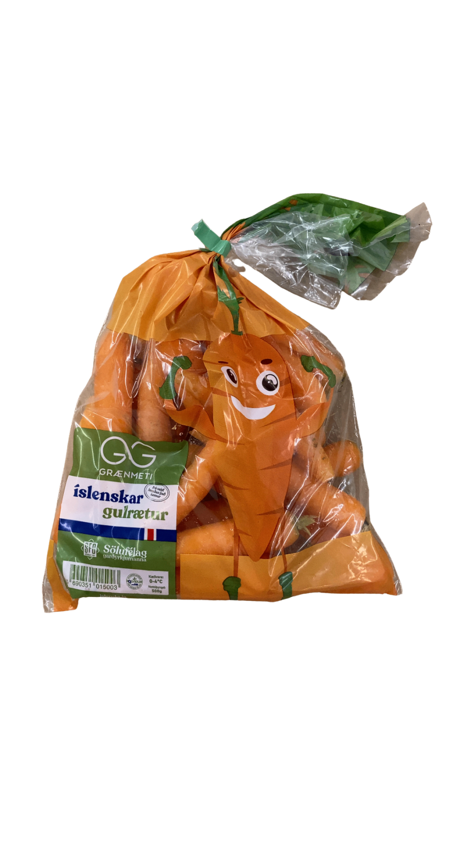 GG Grænmeti Íslenskar gulrætur 500 g