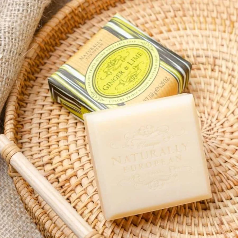 Naturally European Ginger & Lime Sápustykki 150 gr