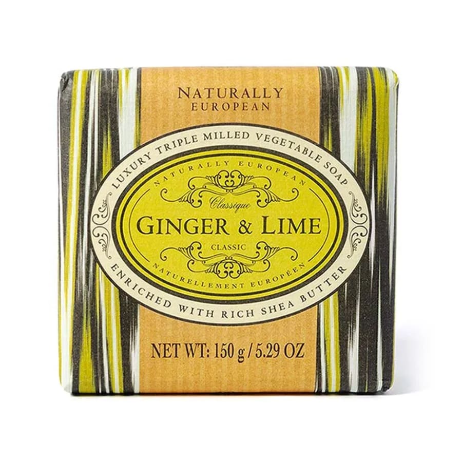Naturally European Ginger & Lime Sápustykki 150 gr