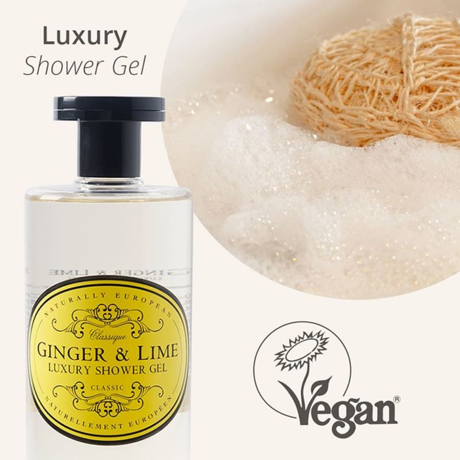 Naturally European Ginger & Lime Sturtusápa 500 ml