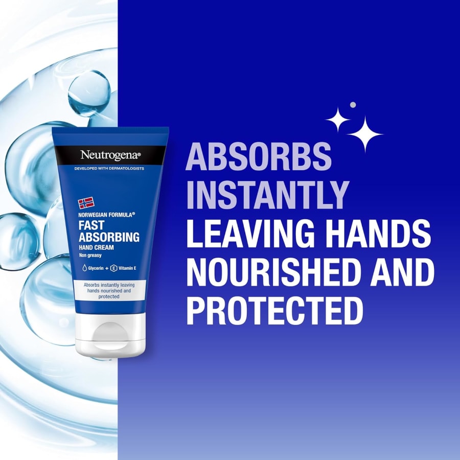 Nautrogena fast absorbing handáburður 75 ml