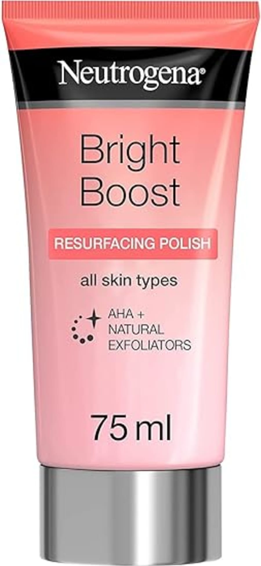 Neutrogena Bright Boost Resurfacing Micro Polish Facial Andlitsskrúbbur með Glycolic og Mandelic AHAs 75 ml