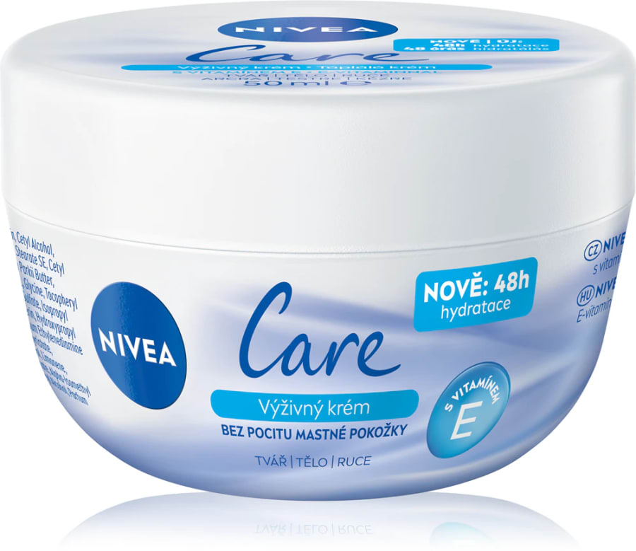 Nivea Care Intensive Nærandi Krem Fyrir Andlit, Líkama og hendur 200 ml