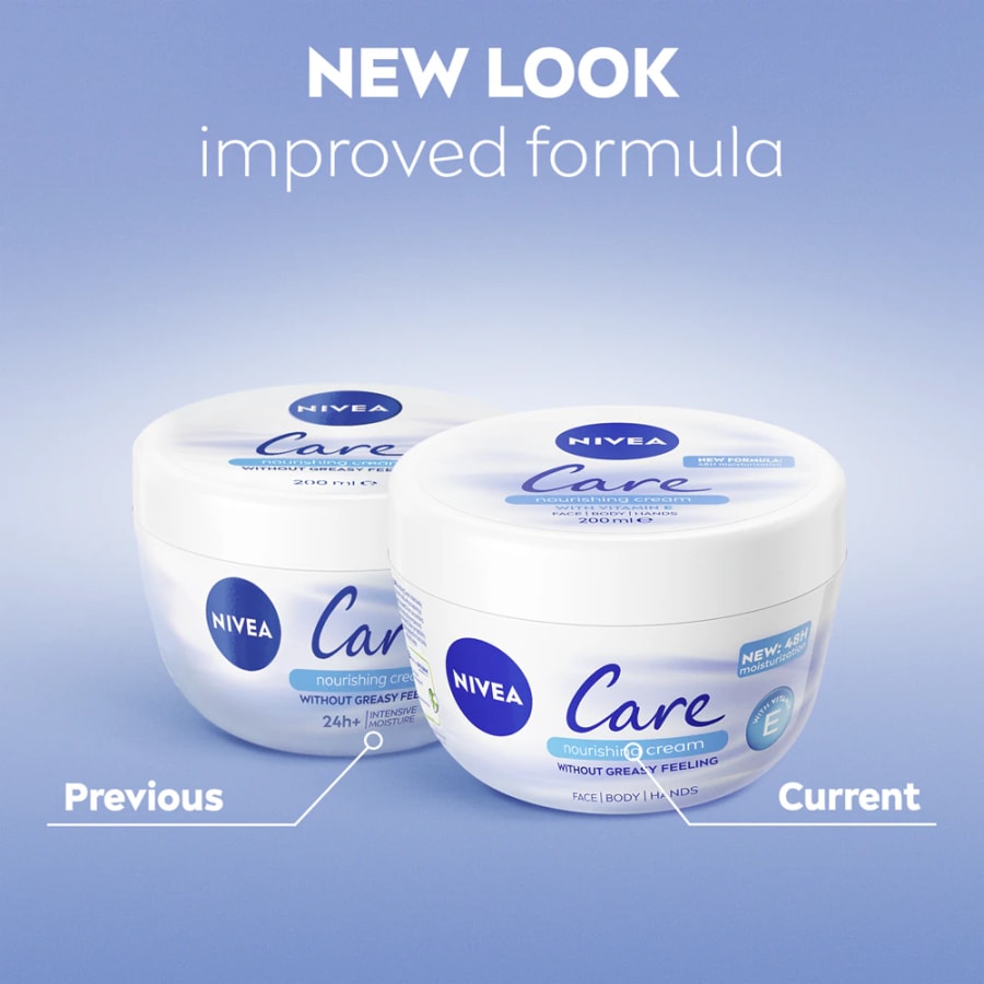 Nivea Care Intensive Nærandi Krem Fyrir Andlit, Líkama og hendur 200 ml