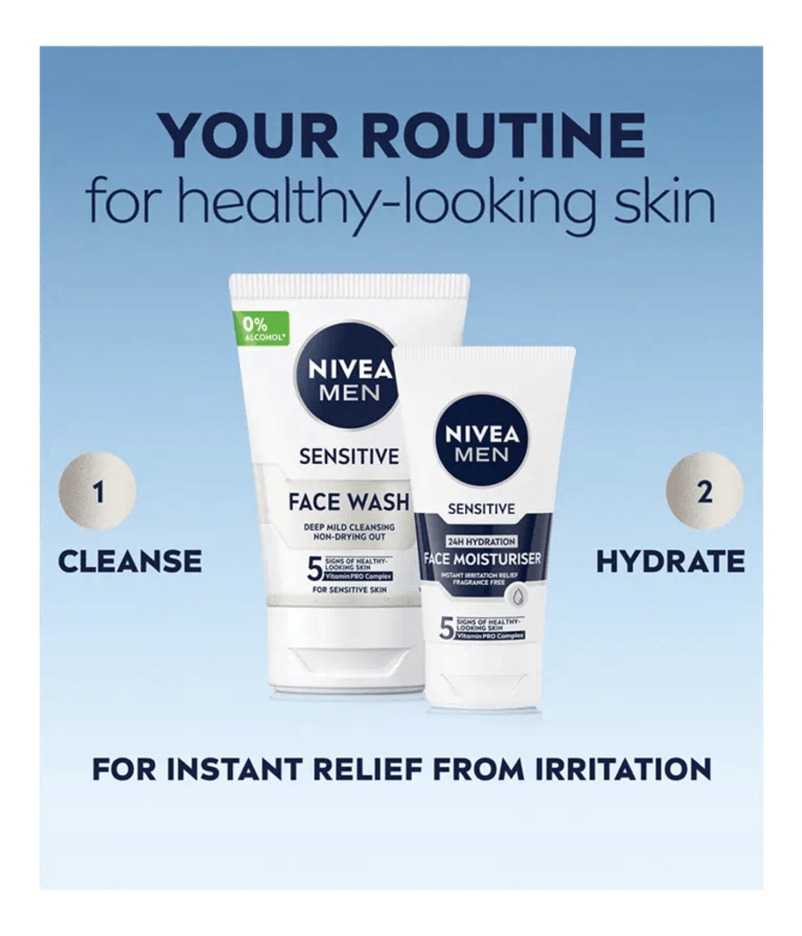 Nivea Men Rakakrem fyrir viðhvæma húð 75ml