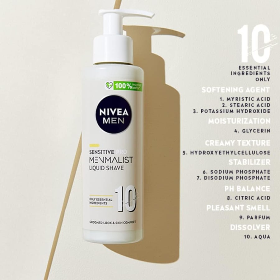 Nivea Sensitive Pro Menmalist Rakkrem 200 ml