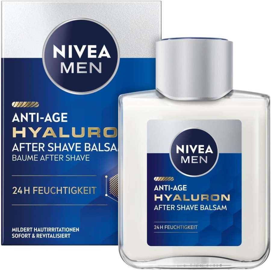 Nivia Men Anti-Age Hyaluron Krem Eftir Rakstur 100 ml