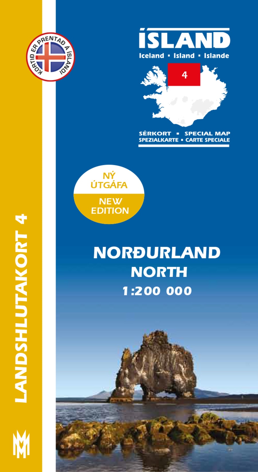 Norðurland 1:200 000: Landshlutakort 4
