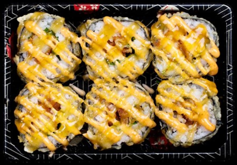 Nr. 12 - Tempura bakki (6 bitar)