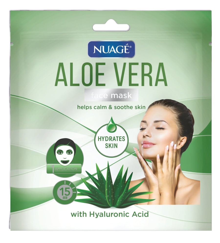 Nuage Aloe Vera & Hýalúrónsýru Andlitsmaski 1 meðferð