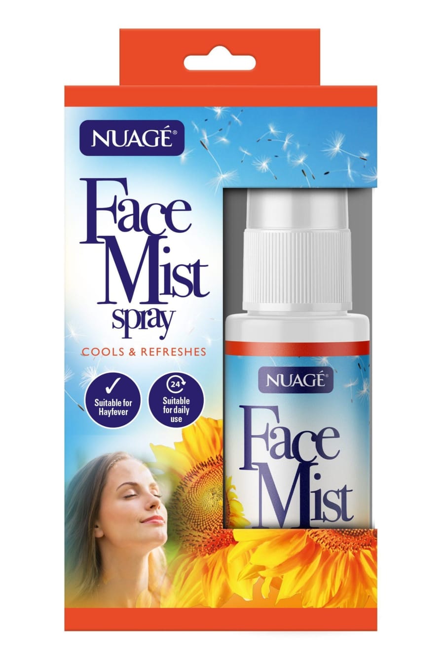 Nuage Andlits sprey gegn frjókorna ofnæmi 15 ml