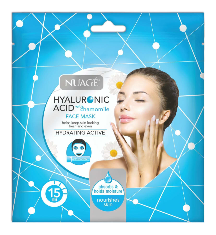 Nuage Hyaluronic Acid rakagefandi andlitsmaski með kamillu  1 meðferð