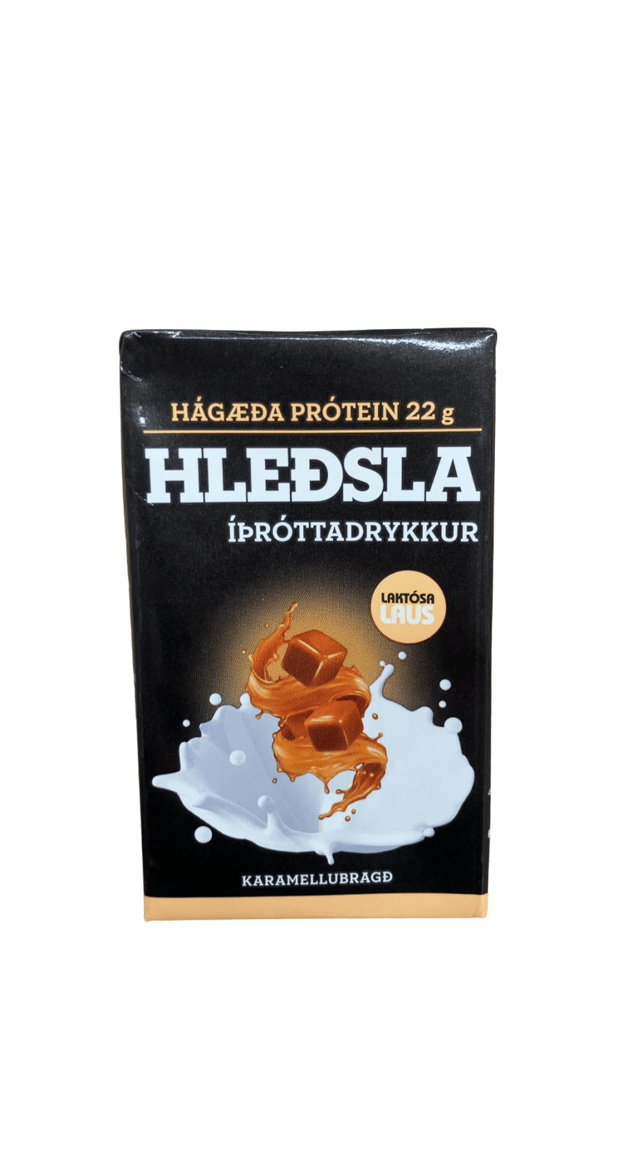 Hleðsla Prótein 22 g Íþróttadrykkur Karamellubragð Laktósalaus 250 ml
