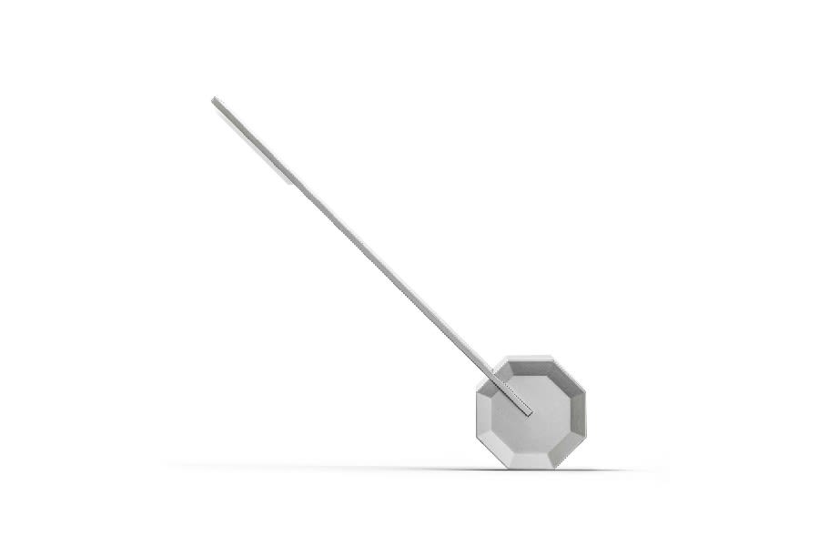 Octagon Borðljós/lesljós | Silfur