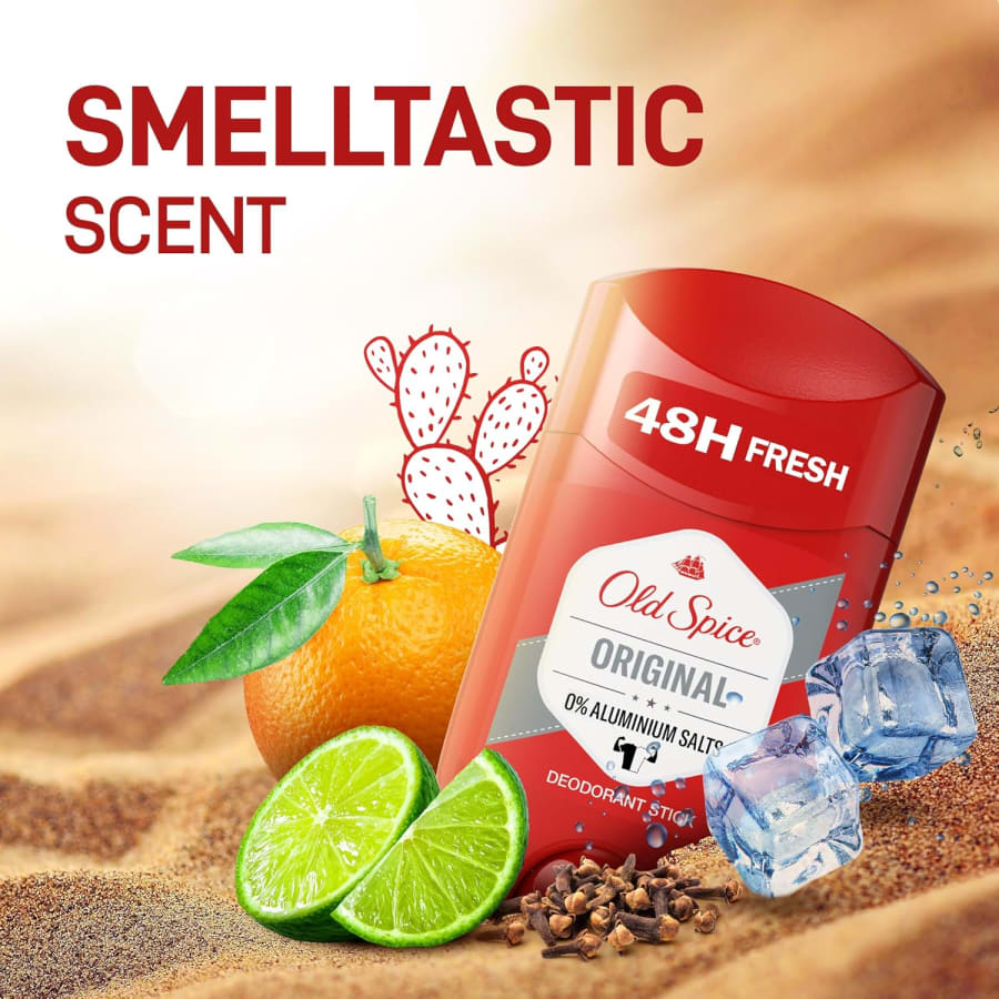 Old Spice Original Deodorant Stick, Svitalygtareyðir, 50 ml