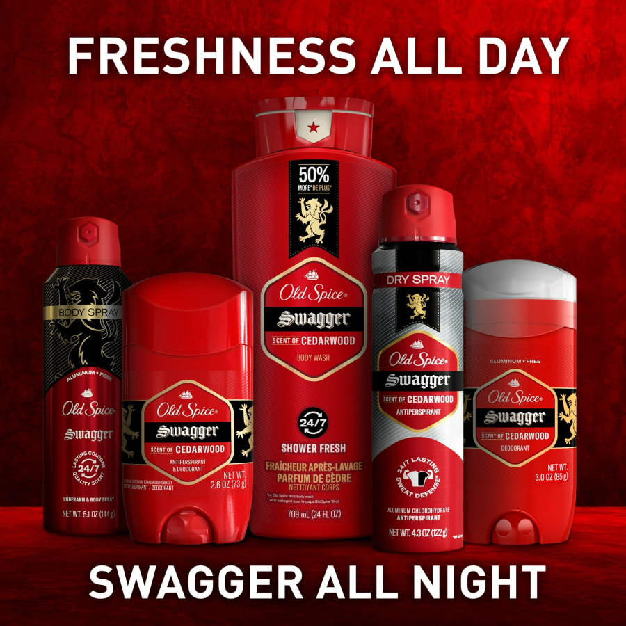 Old Spice Swagger Sturtusápa fyrir herra 987 ml