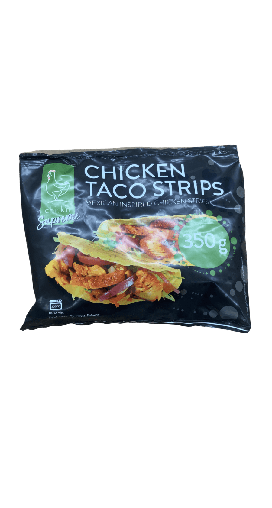 Chick'n Supreme Kjúklinga taco-strimlar 350 g
