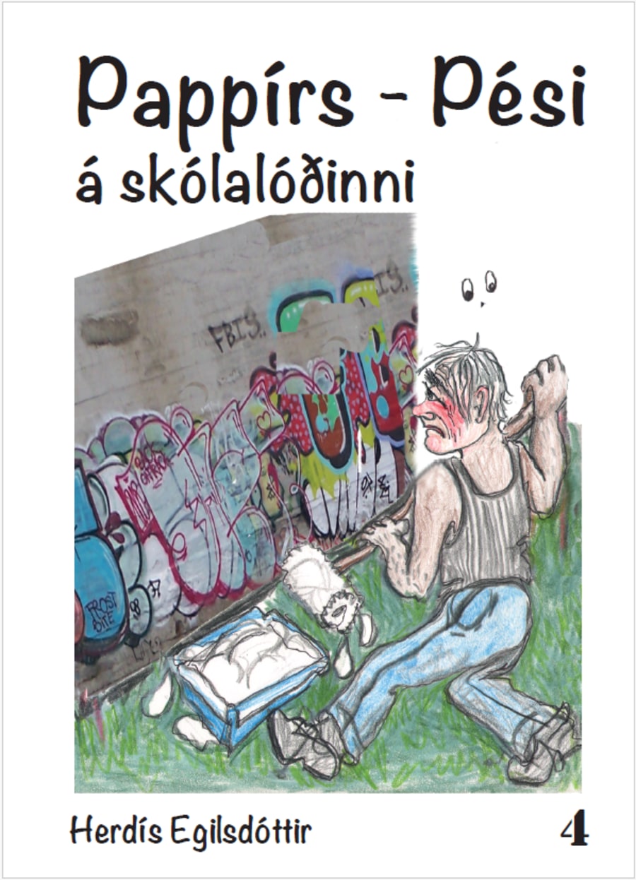 Pappírs-Pési á skólalóðinni - bók 4