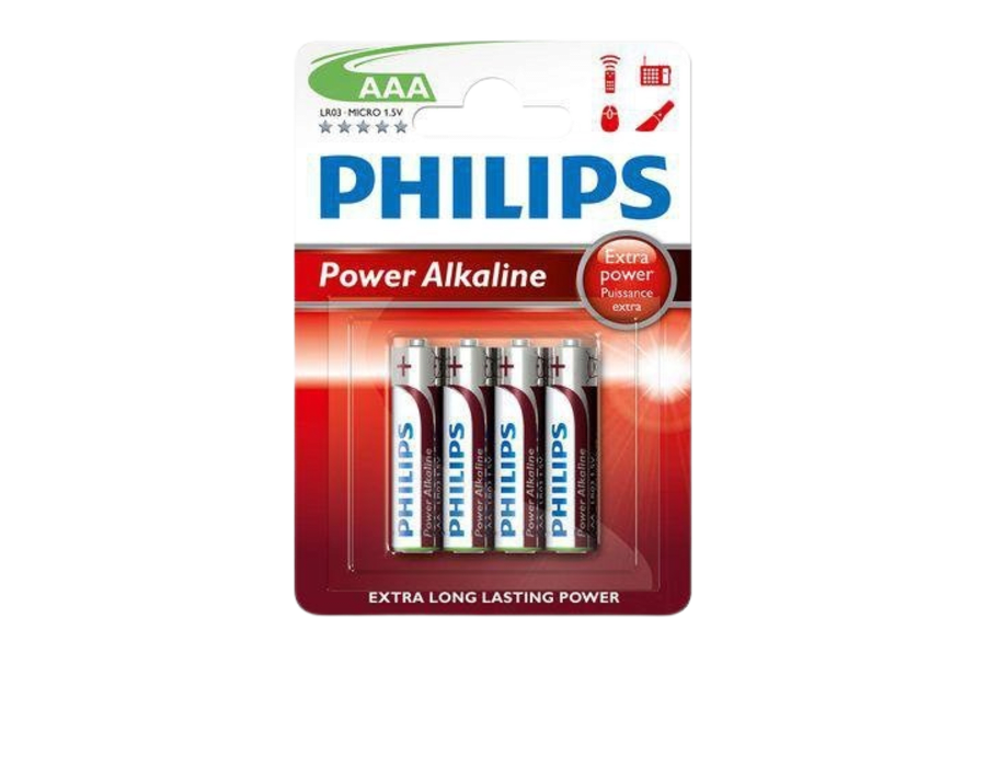 Philips rafhlöður AAA