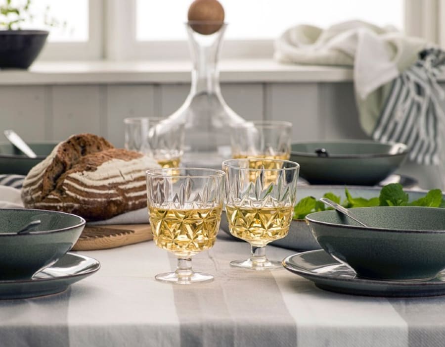 Picknick glös á fæti 4 stk