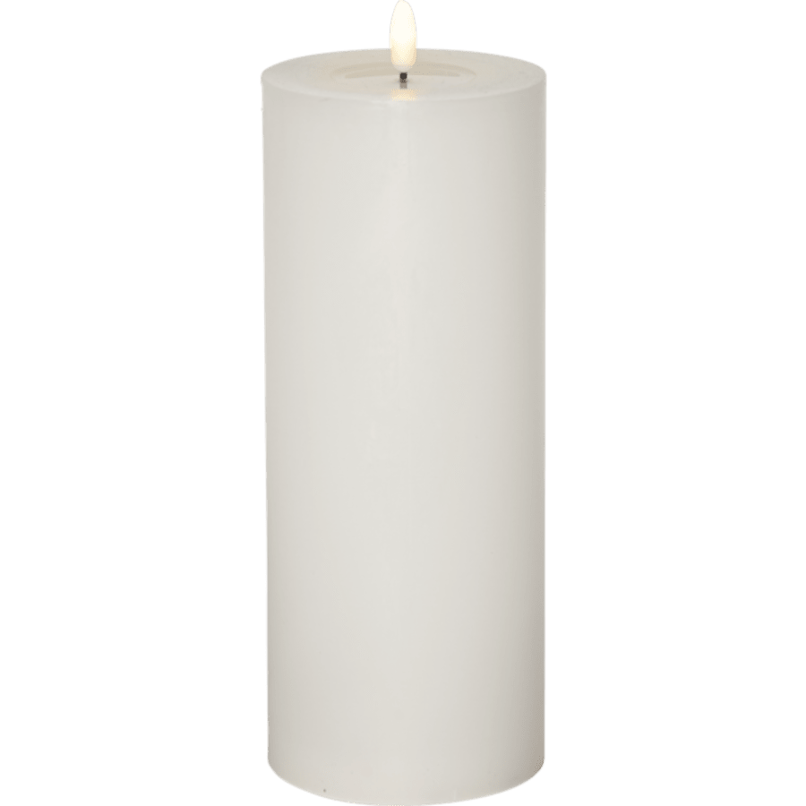 Pillar kerti 17,5cm hvítt