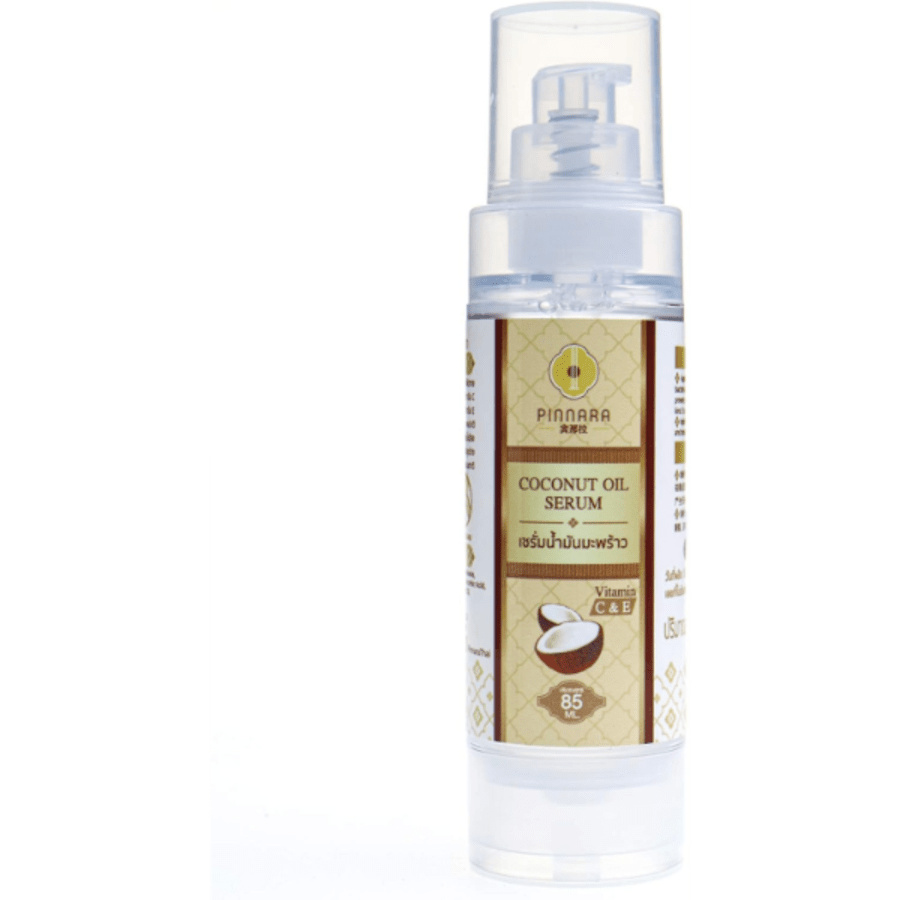 Pinnara kókosolíu serum nuddolía C & E vítamín fyrir andlit frá Tuki Naturals  85ml