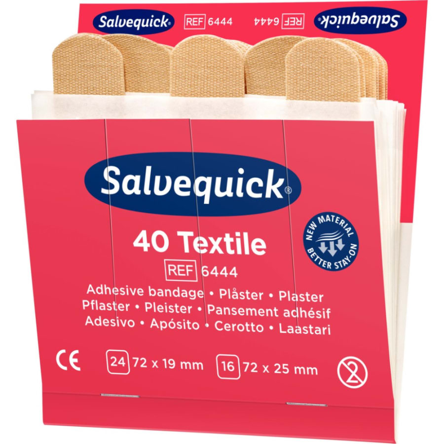 Plástrapakkar Tau, áfylling 6x40 stk