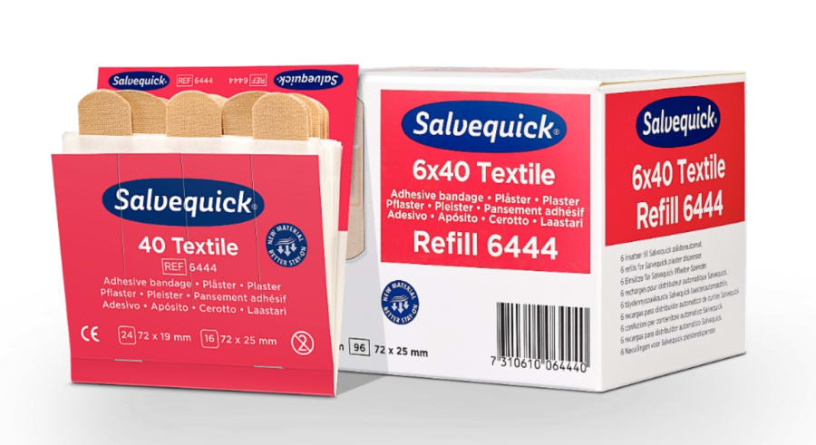 Plástrapakkar Tau, áfylling 6x40 stk