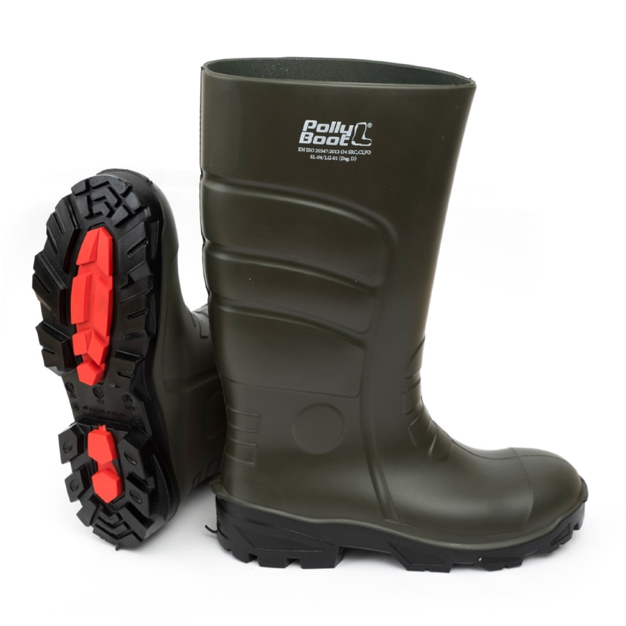 PollyBoot Landbúnaðarstígvél græn, án stáltá