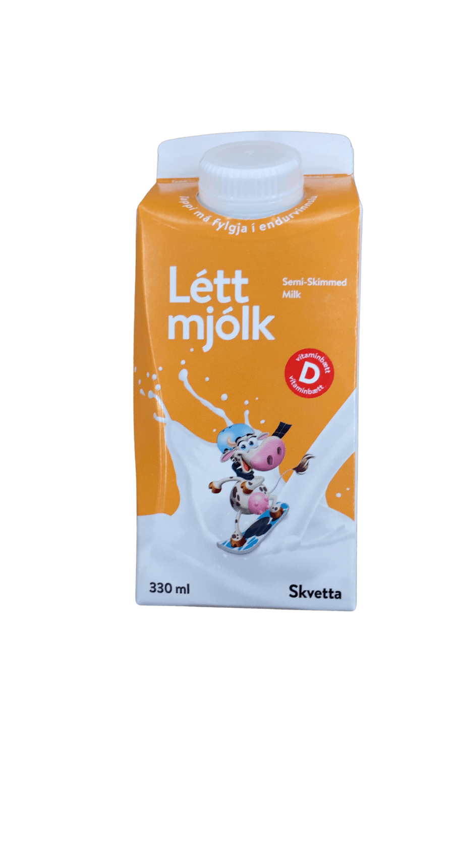 MS Skvetta Léttmjólk D-vítamínbætt 330 ml