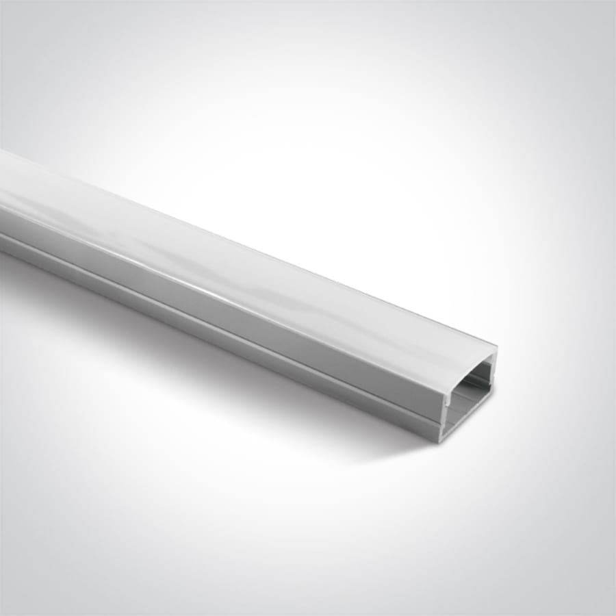 PRÓFÍLL 2 METRAR alumunium +PC opal diffuser